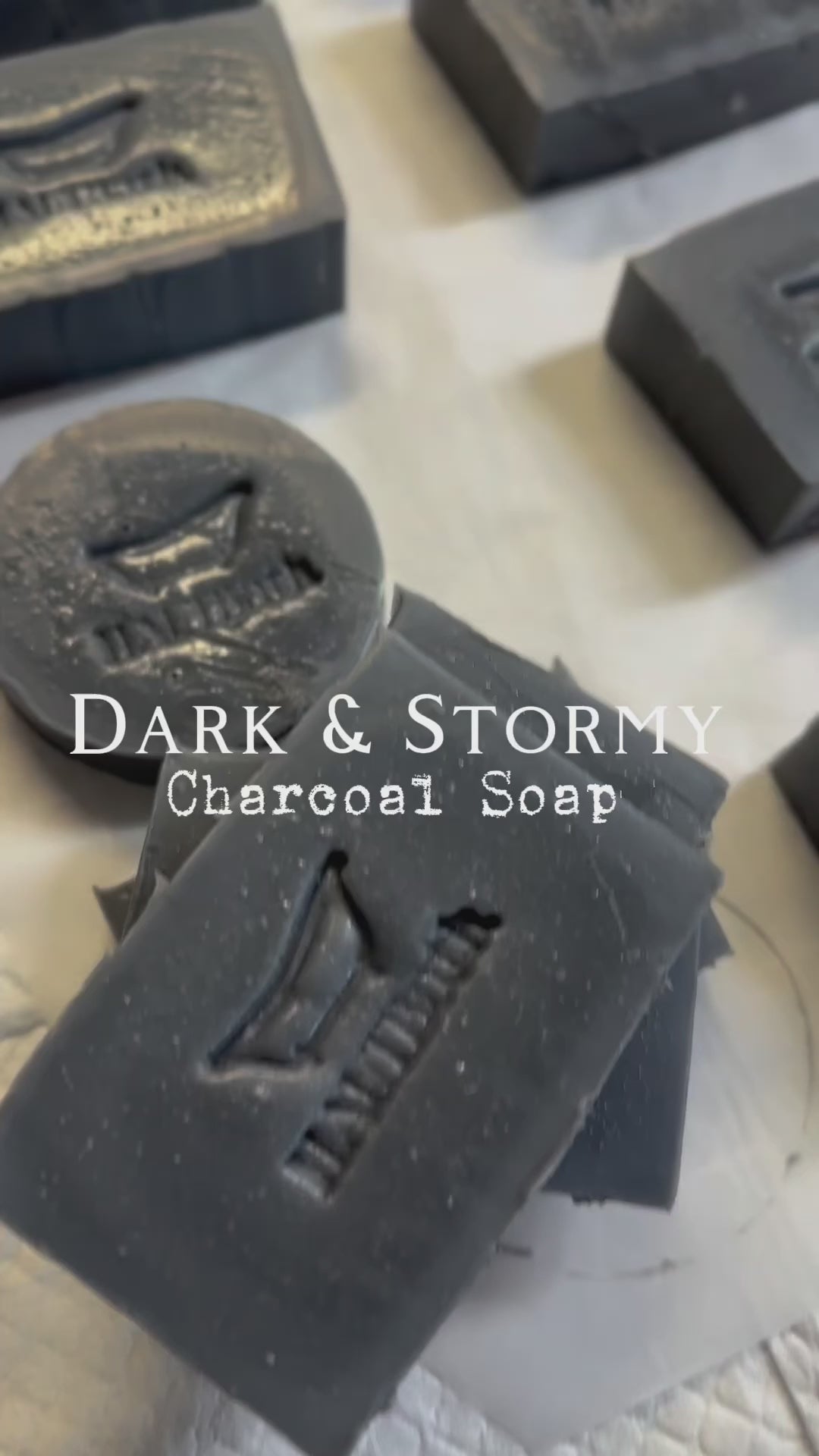 "Dark & Stormy"       Charcoal Soap